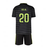 Dres Real Madrid Vinicius Junior #20 Rezervni za djecu 2022-23 Kratak Rukav (+ kratke hlače)
